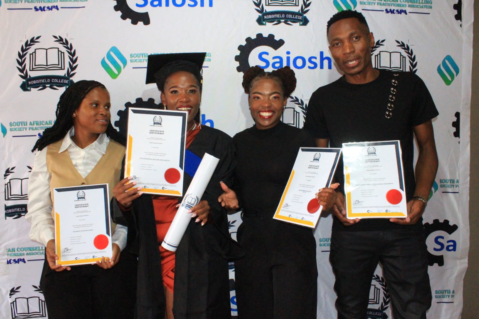 Students learning at Kobamelo College
