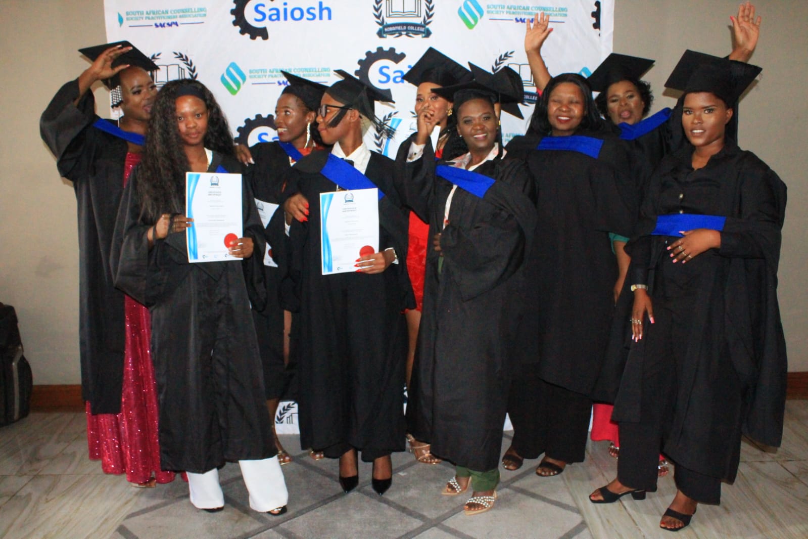 Students learning at Kobamelo College